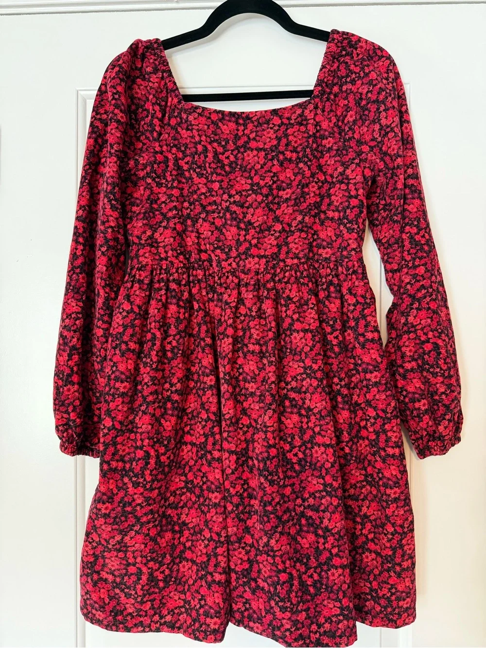GAP Kids girls floral corduroy dress